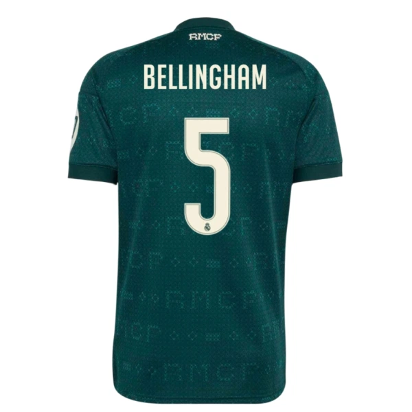 Real Madrid Jude Bellingham 5 Virallinen Vieraspelipaita Miehet 2026/27 Real Madrid Jude Bellingham 5 Virallinen Vieraspelipaita Miehet 2026/27