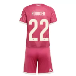 Real Madrid Rudiger 22 Virallinen Kolmas Pelipaita Lapset 2026/27