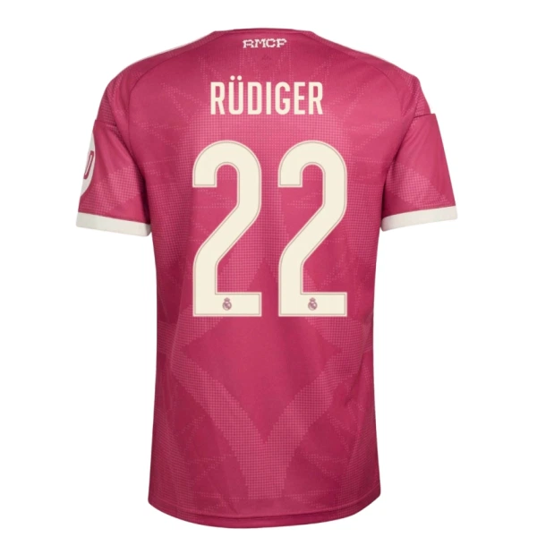 Real Madrid Rudiger 22 Virallinen Kolmas Pelipaita Miehet 2026/27 Real Madrid Rudiger 22 Virallinen Kolmas Pelipaita Miehet 2026/27