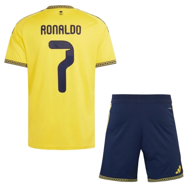 Al-Nassr FC Cristiano Ronaldo 7 Virallinen Kotipelipaita Lapset 2026/27 Al-Nassr FC Cristiano Ronaldo 7 Virallinen Kotipelipaita Lapset 2026/27