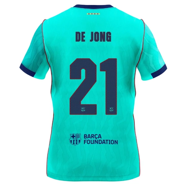 FC Barcelona Frenkie de Jong 21 Virallinen Kolmas Pelipaita Lapset 2026/27