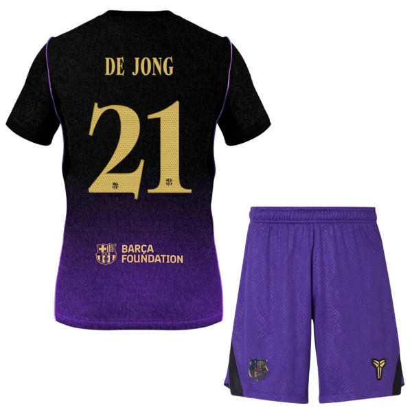 FC Barcelona Frenkie de Jong 21 Virallinen Vieraspelipaita Lapset 2026/27 FC Barcelona Frenkie de Jong 21 Virallinen Vieraspelipaita Lapset 2026/27