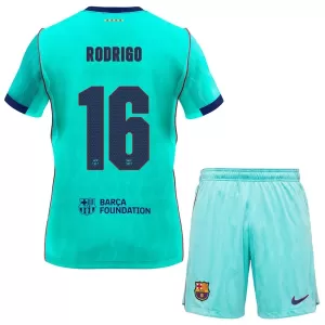 FC Barcelona Rodrigo Hernández 16 Virallinen Kolmas Pelipaita Lapset 2026/27