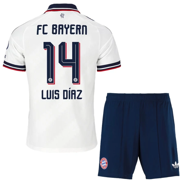 FC Bayern München Luis Díaz 14 Virallinen Vieraspelipaita Lapset 2026/27