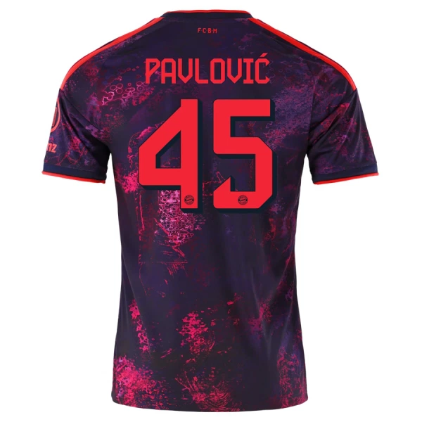 FC Bayern München Pavlovic 45 Virallinen Kolmas Pelipaita Miehet 2026/27 FC Bayern München Pavlovic 45 Virallinen Kolmas Pelipaita Miehet 2026/27