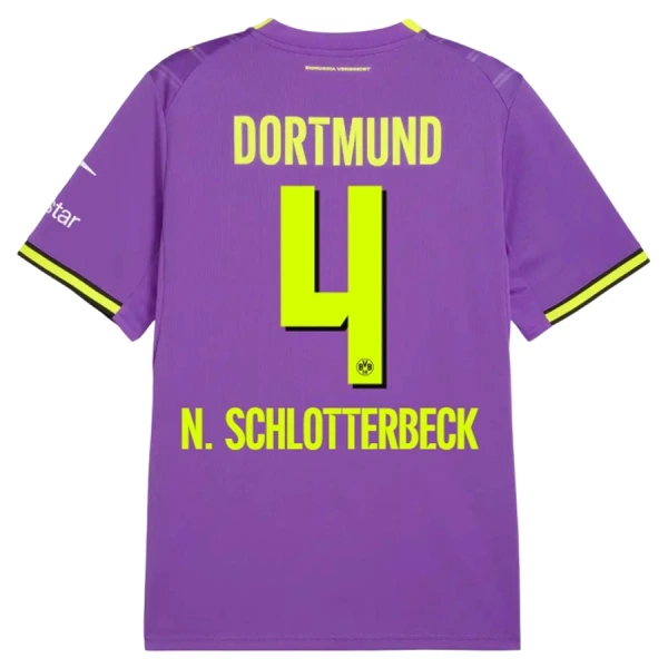 Borussia Dortmund N. Schlotterbeck 4 Virallinen Kolmas Pelipaita Miehet 2026/27