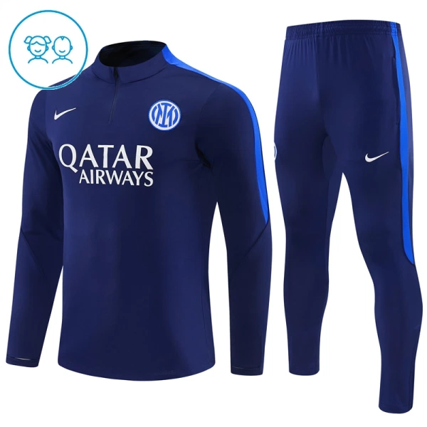 Inter Milan Harjoittelupusero puvut Lapset 2026/27 Sininen Inter Milan Harjoittelupusero puvut Lapset 2026/27 Sininen