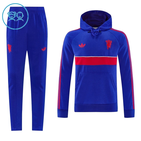 Manchester United Huppari Training collegepaitasarja Lapset 2026/27 Sininen Manchester United Huppari Training collegepaitasarja Lapset 2026/27 Sininen