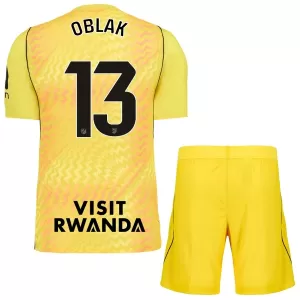 Atlético Madrid Jan Oblak 13 Maalivahdin Virallinen Paita Lapset 2026/27 Keltainen