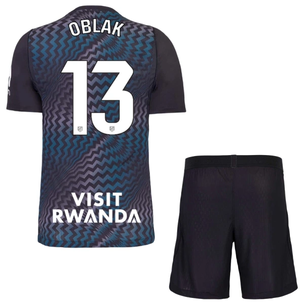 Atlético Madrid Jan Oblak 13 Maalivahdin Virallinen Paita Lapset 2026/27 Musta Atlético Madrid Jan Oblak 13 Maalivahdin Virallinen Paita Lapset 2026/27 Musta