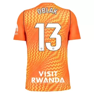 Atlético Madrid Jan Oblak 13 Maalivahdin Virallinen Paita Miehet 2026/27 oranssi