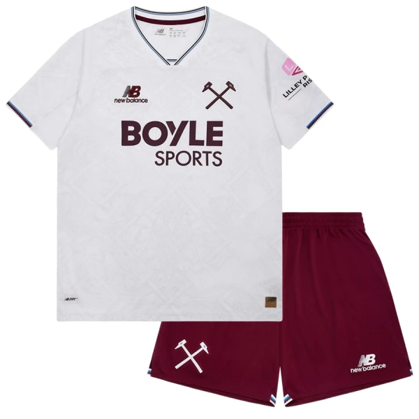West Ham United Virallinen Vieraspelipaita Lapset 2026/27 West Ham United Virallinen Vieraspelipaita Lapset 2026/27
