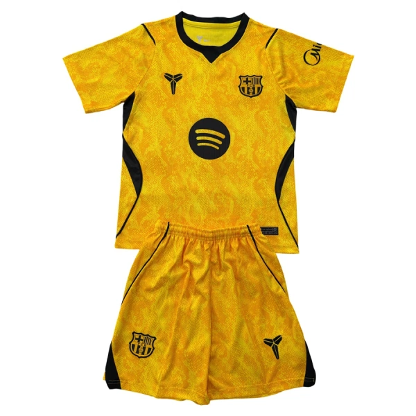 FC Barcelona Maalivahdin Virallinen Vieraspelipaita Lapset 2026/27 Keltainen FC Barcelona Maalivahdin Virallinen Vieraspelipaita Lapset 2026/27 Keltainen