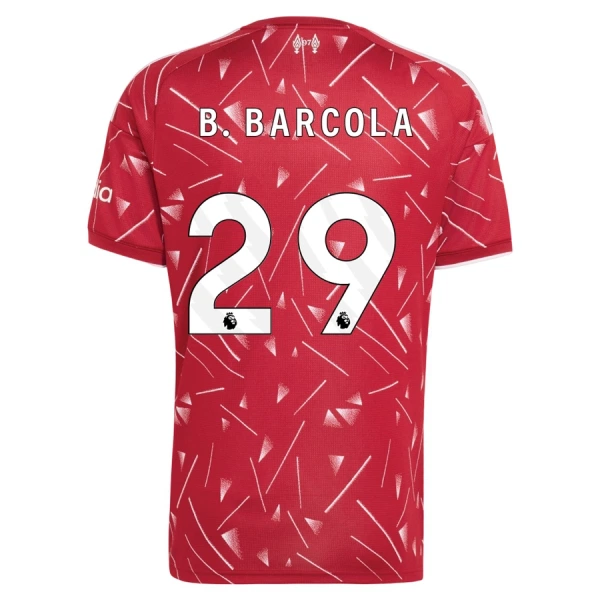 Liverpool B. Barcola 29 Virallinen Kotipelipaita Miehet 2026/27 Liverpool B. Barcola 29 Virallinen Kotipelipaita Miehet 2026/27