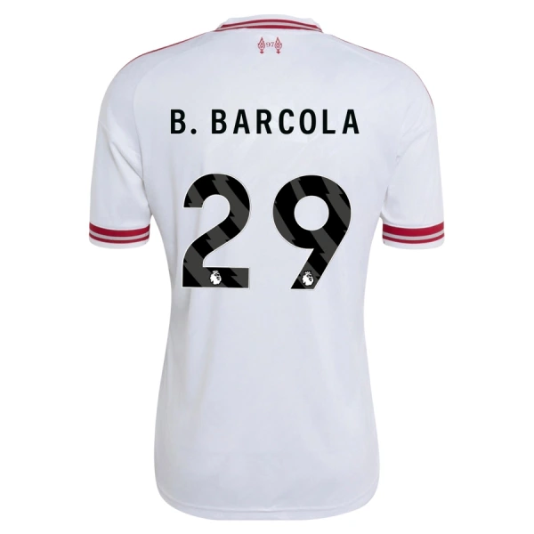 Liverpool B. Barcola 29 Virallinen Vieraspelipaita Miehet 2026/27 Liverpool B. Barcola 29 Virallinen Vieraspelipaita Miehet 2026/27