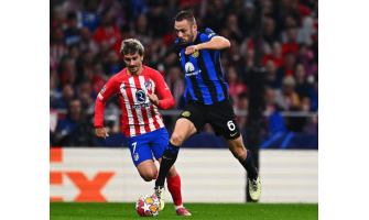 Atletico Madrid etenee Mestarien liigan puolivälieriin lukemin 5-4 Inter Milan