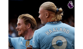 Haalandin 100 ottelun virstanpylväs Manchester Cityn uralla