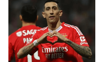 Di Maria teki kahdesti maalin ja vei Benfican liigacupin finaaliin
