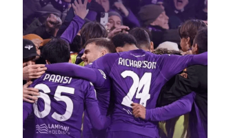 Fiorentina voitti Inter Milanin 3-0 ja palasi neljän parhaan joukkoon