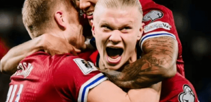 Haaland loistaa MM-karsinnoissa, Norja palaa MM-kisoihin 28 vuoden tauon jälkeen