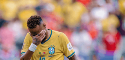 Brasilian MM-kisamatka päättyy ennenaikaisesti