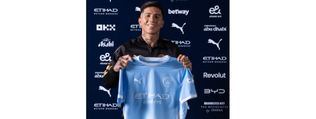 Enzo Fernandes liittyy Manchester Cityyn, 145 miljoonan euron sopimus avaa uuden luvun